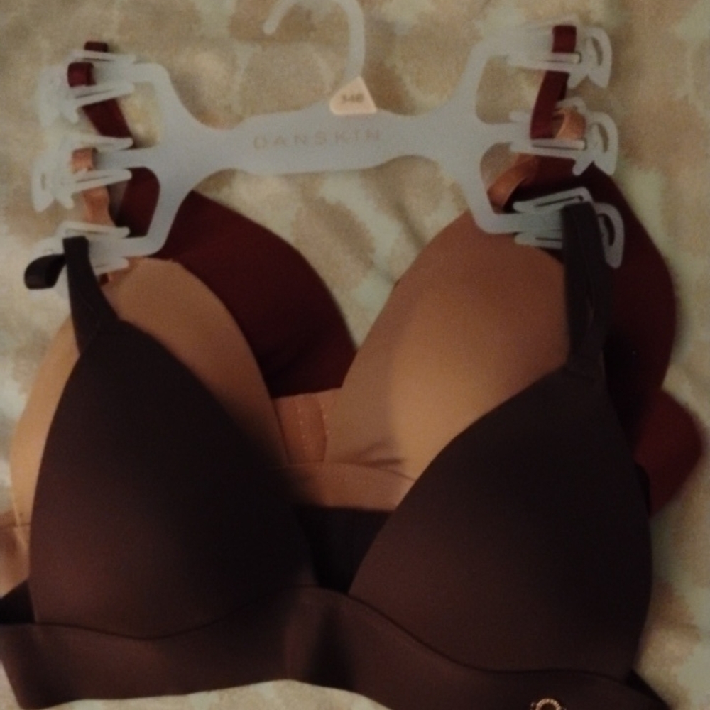 Danskin Women's Bra Set - Brown and Tan